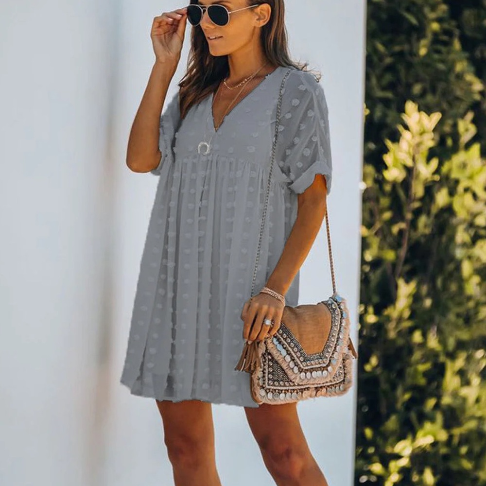 Babydoll mini dress